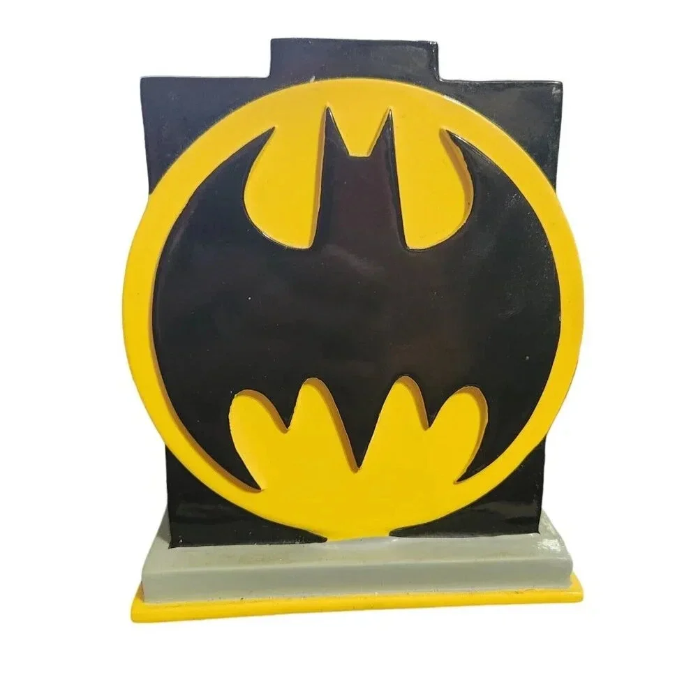 Batman Toothbrush Holder DC Comics Yellow Black Bat‎ Signal Logo Franco HU013W